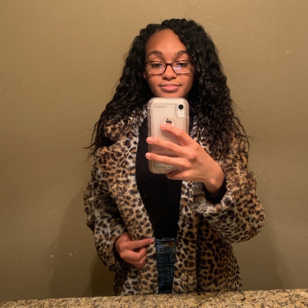 Fashion Nova Leopard Fur Coat